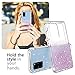 CASY MALL Case for Galaxy S20 Plus, Stylish Glitter Protective Clear Case with Front PC Frame(Without Built-in Screen Protector) for Samsung Galaxy S20 Plus 2020 Release