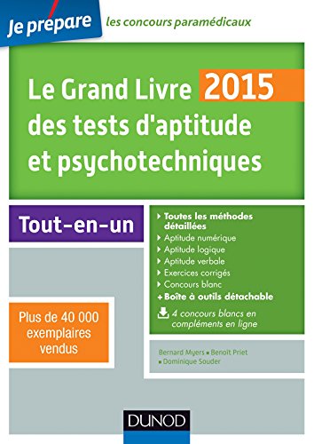 Le Grand Livre 2015 des tests d'aptitude et psychotechniques - 6e éd - Toutes les méthodes détail by (Paperback)