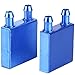 2 Pack Aluminum Water Cooling Block for CPU Graphics Radiator Heat Sink 40 x 40mm