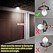 BUSUPER 12W Motion Sensor Light Bulb, Infrared LED Bulb, E26/E27 Base, Daylight 6000K, 1100LM, Dusk to Dawn Light Bulb with Auto on/off, Indoor/Outdoor Lighting Lamp, 2 Pack