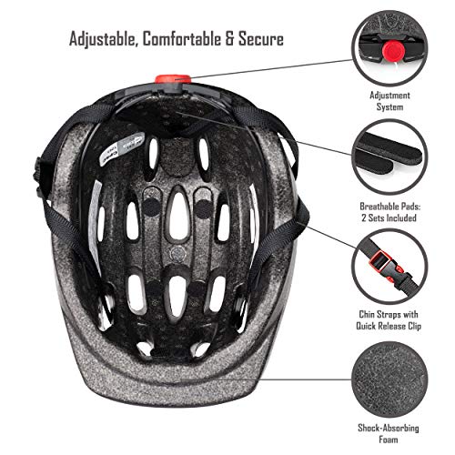 image for TeamObsidian Kids Bike Helmet [ Dragon ] - Adjustable from Toddler to 