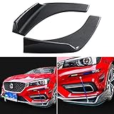 DTOUCH RACING Universal Fit Front Bumper Lip Black