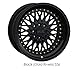 XXR 536 Black/Gold Rivets Wheel with Painted (15 x 8. inches /4 x 100 mm, 20 mm Offset)