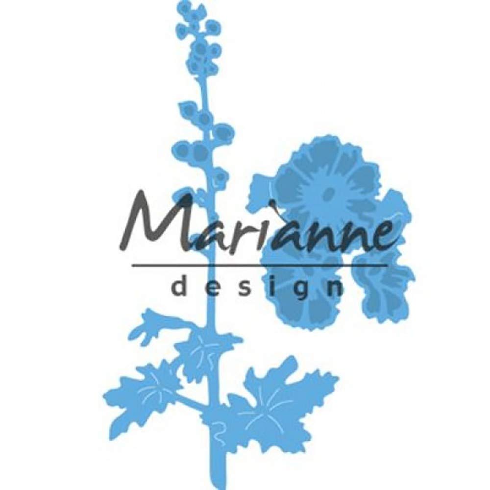 Marianne Design Creatables Tiny's Hollyhocks Die, Metal, Blue, 16.1 x 9.8 x 0.2 cm