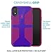 Speck Products CandyShell Grip iPhone XR Case, Ultraviolet Purple/Ruby Red
