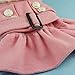 Fitwarm Noble Pink Woolen Pet Clothes for Dog Jackets Coat Dress, Large