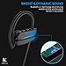 Bluetooth Earbuds Headphones Wireless - Waterproof Ear Buds Running in-Ear Buds Earphones with Mic + Carrying Case, 12 Hours Play Time for Sport Workout, Noise Cancelling/Sweatproof