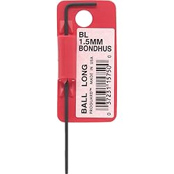 Bondhus 15750 1.5mm Ball End Tip Hex Key L-Wrench