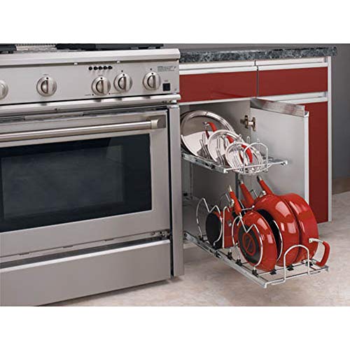 RevAShelf 5CW21222CR 12Inch 2Tier Wire Pull Out Kitchen