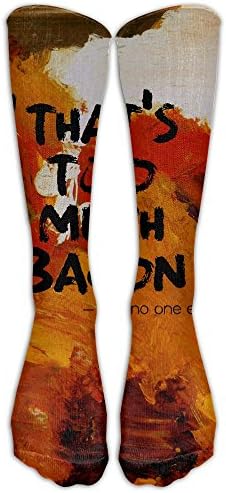 Too Much Bacon Apron 3D Print Womenâ€s Casual No Show Socks Athletic Cotton Liner Socks Thin Low Cut