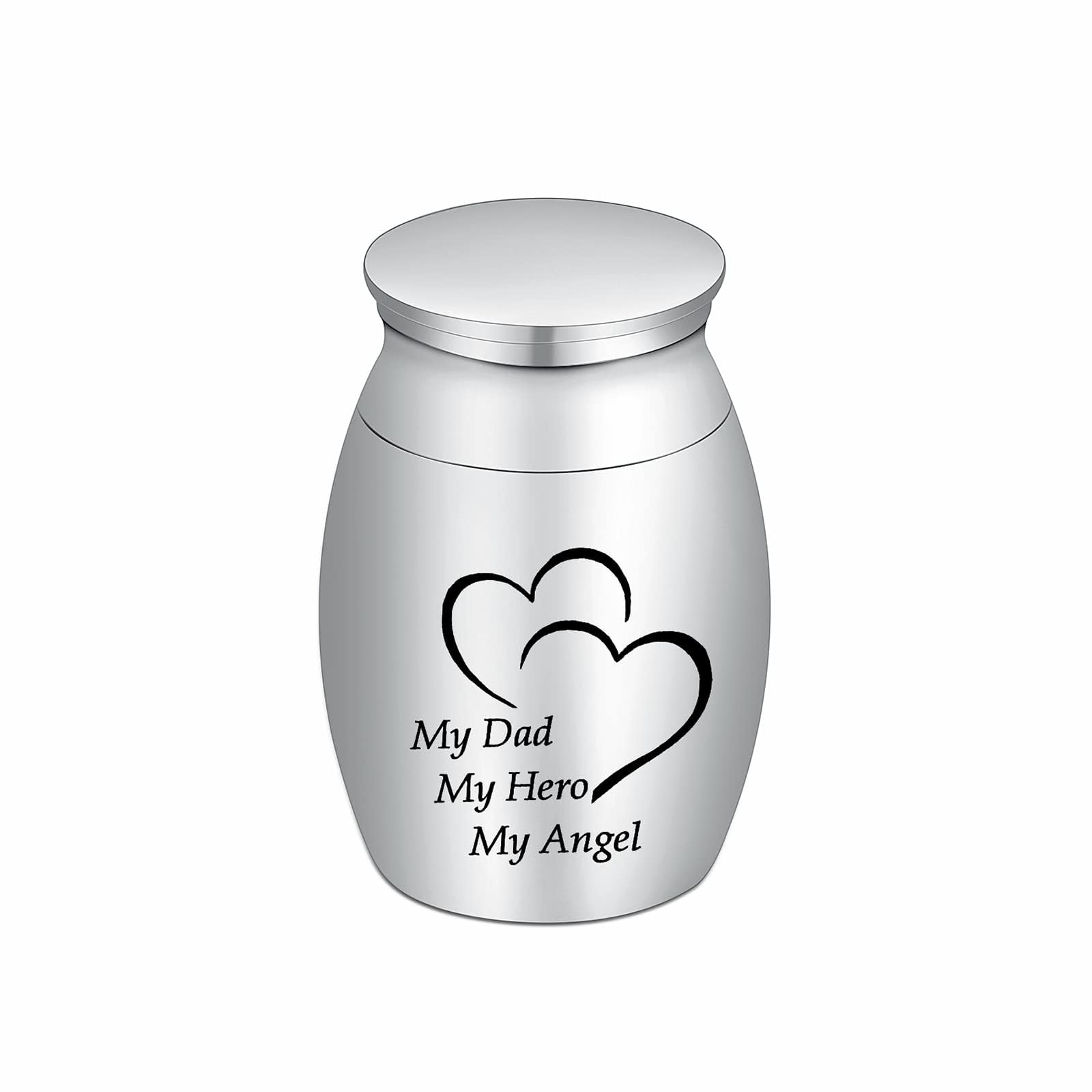 AIWENXI Tree of Life/Butterfly/Rose Flower/Wings/Heart Mini Urns for Ashes Stainless Steel Pet/Human Ash Small Urns cremation keepsakes for ashes