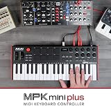 Akai MPK Mini Plus 37 Key USB MIDI Keyboard Controller with 8 Pads view 12
