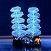 Saim Glowing Effect Artificial Plastic Plant for Aquarium Decor Fish Tank Ornament