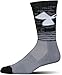 Under Armour Men's Phenom Logo Crew Socks, 3-Pairs, Steel Grey, Medium