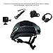 OneTigris Mich 2002 Action Version ABS tactical helmet for Airsoft paintball., black, Kopfumfang: 22 