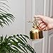 Leiyini Plant Mister Vintage Brass Mister Succulent Plants Watering Can Pot Decorative Brass Sprayer Watering Can Metal Plant Sprayer Mister Brass Gold Garden Tool for Flowers and Succulents