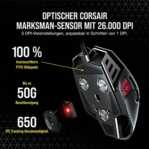 M65 RGB Ultra Wired Tunable FPS Gaming-Maus - Schwarz