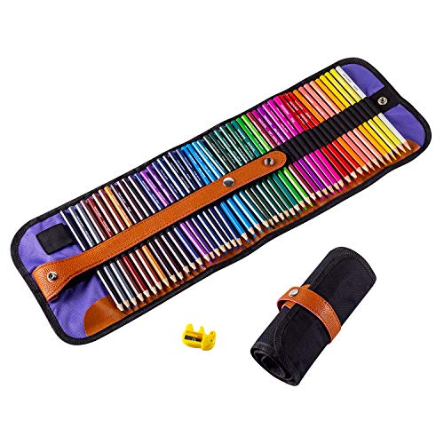 Bogo Arty 50 Colored Pencils Set, Artist Coloring Pencils for Adult Coloring Books, Artist Sketch, Premier Dra