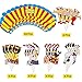 Circus Animal Cupcake Toppers and Wrappers for Carnival Circus Birthday Party Cupcake Supplies -24 Pack Cupcake Toppers and 24 Pack Wrappers