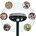 Solar Animal & Pest Repellent | Outdoor Waterproof Solar Sensor Animal & Pest Repeller | Ultrasonic Pulse Frightens Cats Dogs Birds Rodents Deer Raccoons Snakes & Mice Away