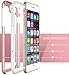iPhone 8 Plus Case / iPhone 7 Plus case, E LV Anti-Scratch Clear Crystal Series Slim Dual Layer Protective [Shock Absorbent] Case Cover for Apple iPhone 7 Plus / iPhone 8 Plus [ROSE GOLD]