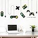 Amaonm Removable Creative Game Controllers Vinyl Wall Decal Peel & Stick Art Decor Games Wall Stickers for Kids Children Boy Bedroom Playroom Nursery Walls Background Decoration (31