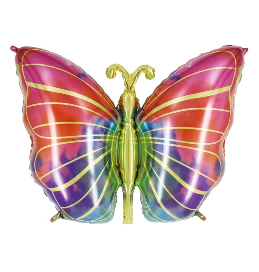 Colourful Butterfly Garden Foil Balloon, 70cm (2 pack) — image 1