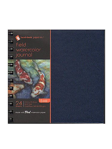 Hand Book Journal Co. Field Watercolor Journals 6 in. x 6 in. 24 sheets [PACK OF 2 ]