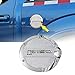 Gas Cap Cover Tank Fuel Filler Door Covers Chrome for Raptor 2015 2016 2017
