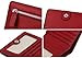 AINIMOER Small Leather Wallet for Women, Ladies Credit Card Holder RFID Blocking Women's Mini Bifold Pocket Purse, Wine