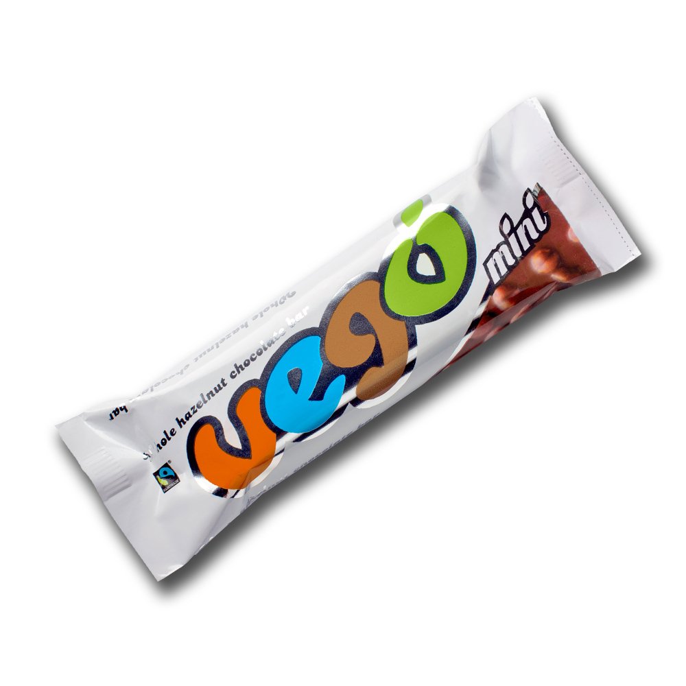 VegoWhole Hazelnut Chocolate Bar, MINI (65g)