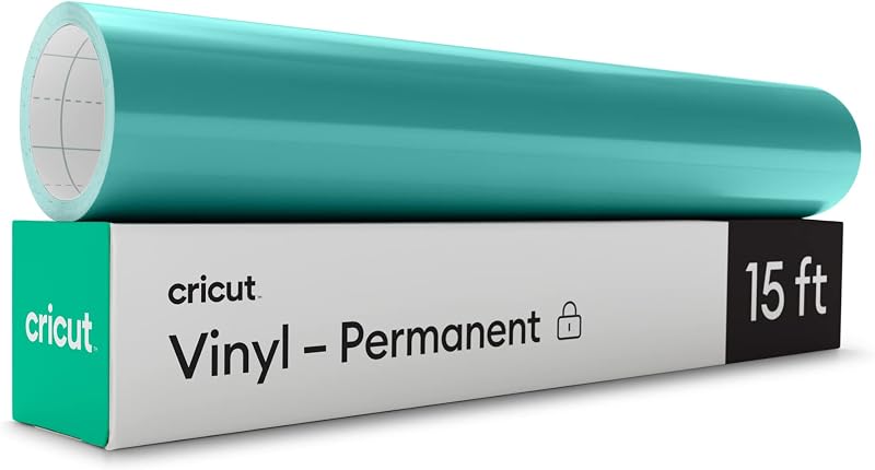 Cricut Permanent Vinyl Light Blue 4.6m Self Adhesive for All Machines