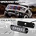 VKGAT 4pcs Sync Feature 6LED Car Truck Emergency Beacon Warning Hazard Flash Strobe Light Surface Mount (Red/Blue)thumb 2