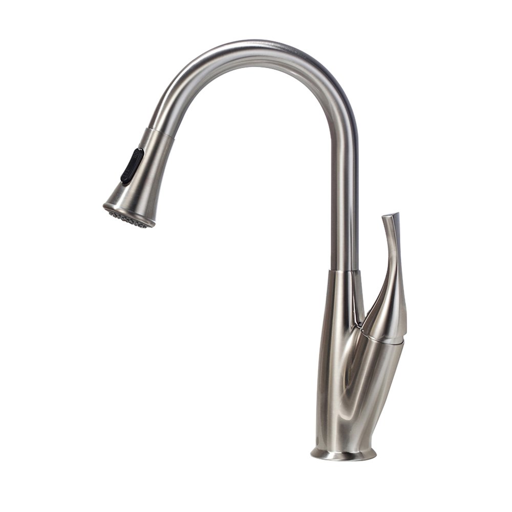 Best Kitchen Faucet Brushed Nickel Single Hole Single Handle
