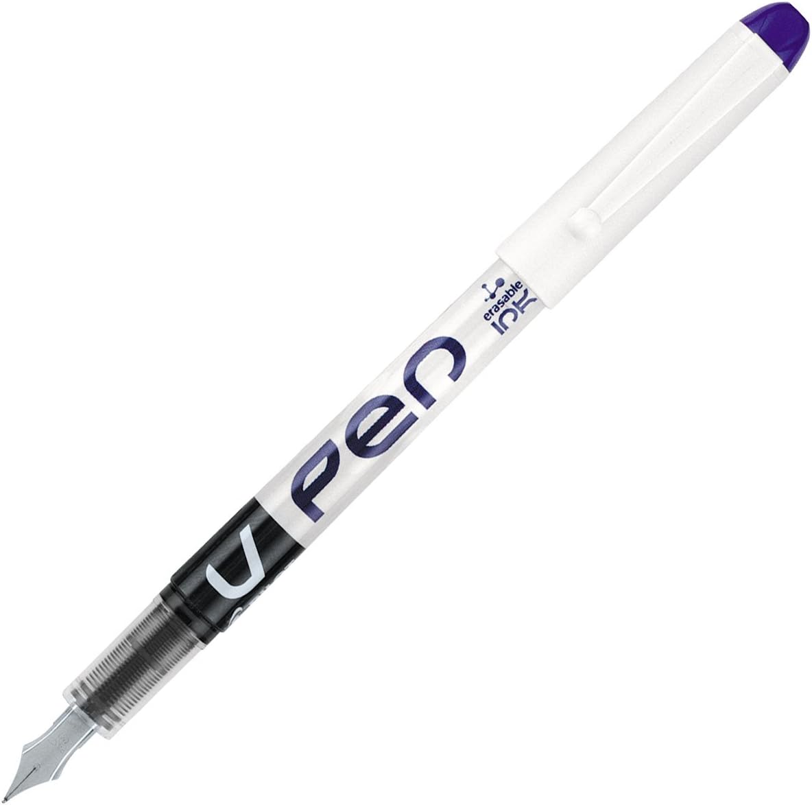 PilotV Pen Disposable Fountain Pen, Violet, Box of 12