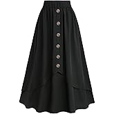 ROSE GAL Plus Size Womens Vintage Renaissance Skirts with Pockets