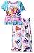 Care Bears Girls' Toddler 2pc Sleepwear Set, Blue, 2T
