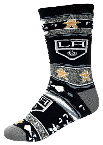 For Bare Feet Los Angeles Kings Ugly Christmas Xmas Holiday Sports Socks