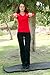 Nirlon Straight Leg Yoga Pants - Straight Leg Yoga Pants for Women Breathable Leggings for Women for Yoga Regular & Plus Size Pants for Women Yoga Work Pants for Women (XL 32