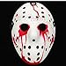 Gmasking Horror Halloween Costume Hockey Mask Party Cosplay Props (Blood)