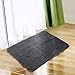 Fantastic Job Soft Shaggy Non Slip Absorbent Bath Mat Bathroom Shower Rugs Carpet (Grey)