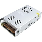 inShareplus 12V 33A 400W, DC Universal Regulated Switching Power Supply, Converter AC 100-240V to DC 12 Volt LED Driver, Transformer, Adapter for LED Strip Light, 3D Printer, Radio, Computer Project