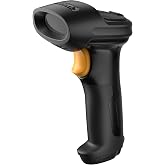 Inateck 2D Barcode Scanner, Wireless Bluetooth QR Code Scanner with AI APP &amp; SDK, 180-Day Battery Life, Fast &amp; Accurate Scanning, Compatible with iOS/Android/Windows