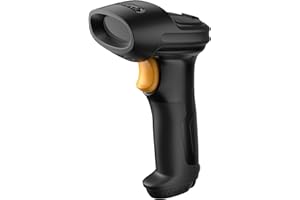Inateck 2D Barcode Scanner, Wireless Bluetooth QR Code Scanner with AI APP & SDK, 180-Day Battery Life, Fast & Accurate Scanning, Compatible with iOS/Android/Windows