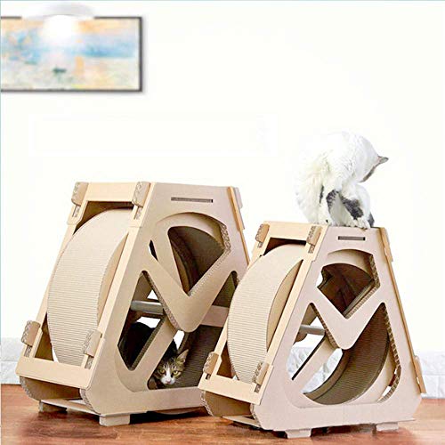 cardboard cat exercise wheel