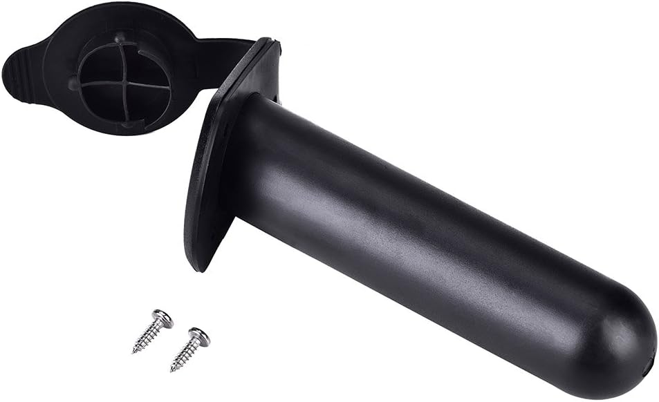 Kayak Boat Rod Holder Fishing Boat Deck Rod Holder Plastic Flush Mount with Cap Cover Gasket