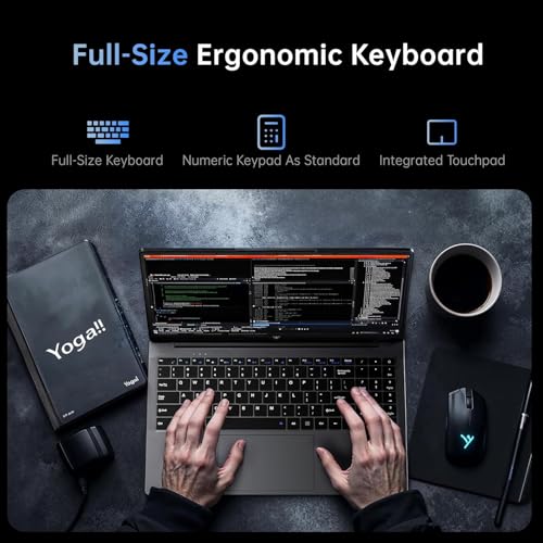 2026 Laptop 15.6" HD IPS Display Laptop with N95 Processor, Laptops 16GB RAM 256GB SSD Work Laptops UHD Graphics, Student Laptop Business Computer Light&Thin, Metal Shell, Webcam, Win, Type-C, USB3.2