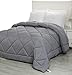 Utopia Bedding King Comforter Set Grey, Comforters King Size 3 Pieces Bedding Comforters Sets, Down Alternative Soft Bed Set, 1 Comforter (90 x 102 inches) 2 Pillow Shams (20 x 36 inches)