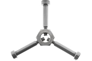 VIDABTE Adjustable Water Shut Off Replacement Handle for Outdoor Garden Faucet, Spigot, Hose Bib, Round Wheel, Upgraded Outdoor Faucet Handle for 3/8" or Smaller Exposed Stem