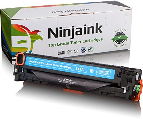 Ninjaink Compatible Toner Cartridge For HP Cyan 131A 131X 128A 125A CB541A CF211A CE321A LaserJet M276NW M251NW CP1525NW CM1312 CM1415 CP1210 CP1215 - High yield